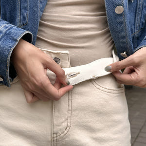 하이웨스트 세미 밴딩 와이드팬츠 여성 면팬츠 통바지 여자 기모바지 겨울 ... 착용 후기 | 사이즈/핏 총정리 - 상품 이미지 2