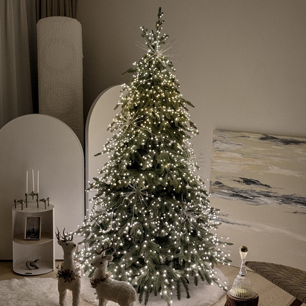 크리스마스 트리 전구포함 풀세트 대형 큰 트리 전나무 무장식 아델파인 150cm