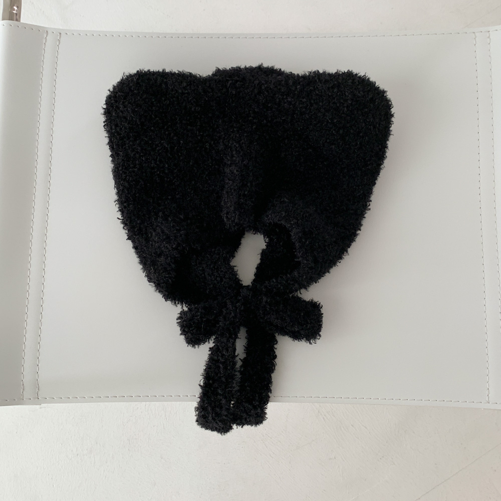 [2type/인기템] 큐티 곰돌이귀 뽀글이 니트 스트링 끈 겨울 귀도리 모자 4color 상세 이미지 33
