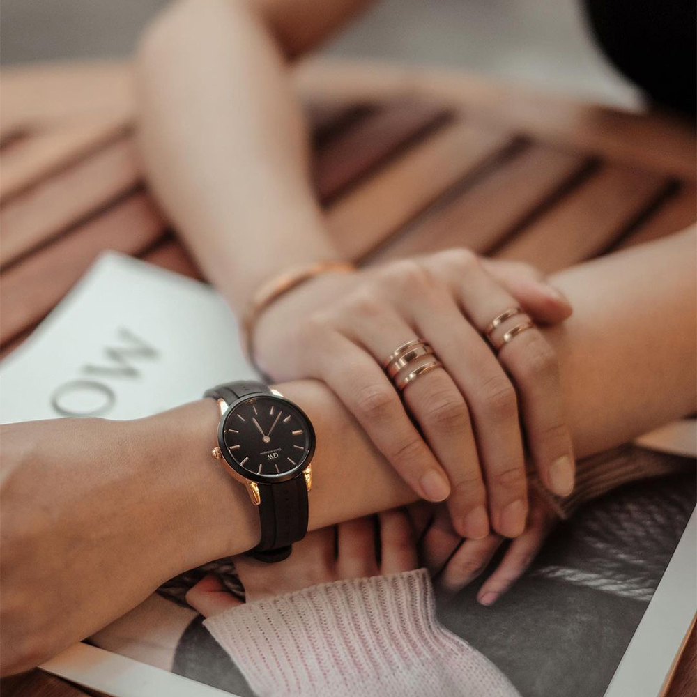 다니엘 웰링턴 ELAN DUAL RING 2컬러 유니크 패션반지 커플링