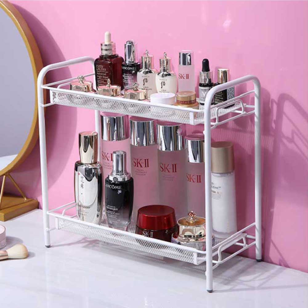 철제 욕실젠다이 화장실 무타공 드라이기 세면대 거치대 수건 선반 욕실수납 - 상세 이미지 3