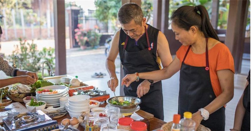 캄보디아 현지 가정집 크메르 쿠킹 클래스 이미지 4