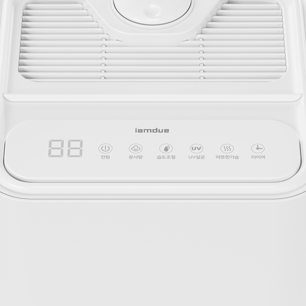 아이엠듀 5L 대용량 복합식 가습기 신생아 아기 가습기 온열 습도조절 저소음 UV살균