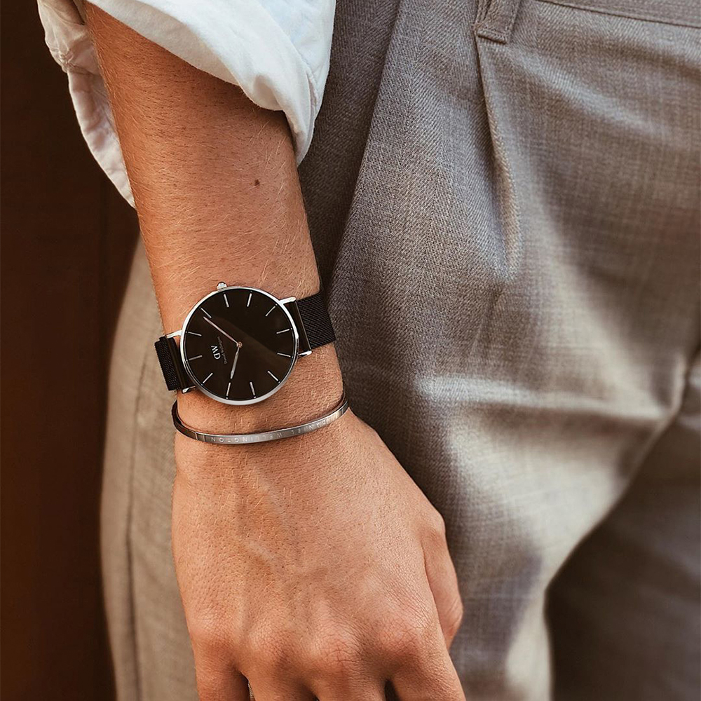 다니엘 웰링턴 CLASSIC BRACELET GRAPHITE 우정팔찌 커플팔찌 - 상세 이미지 4