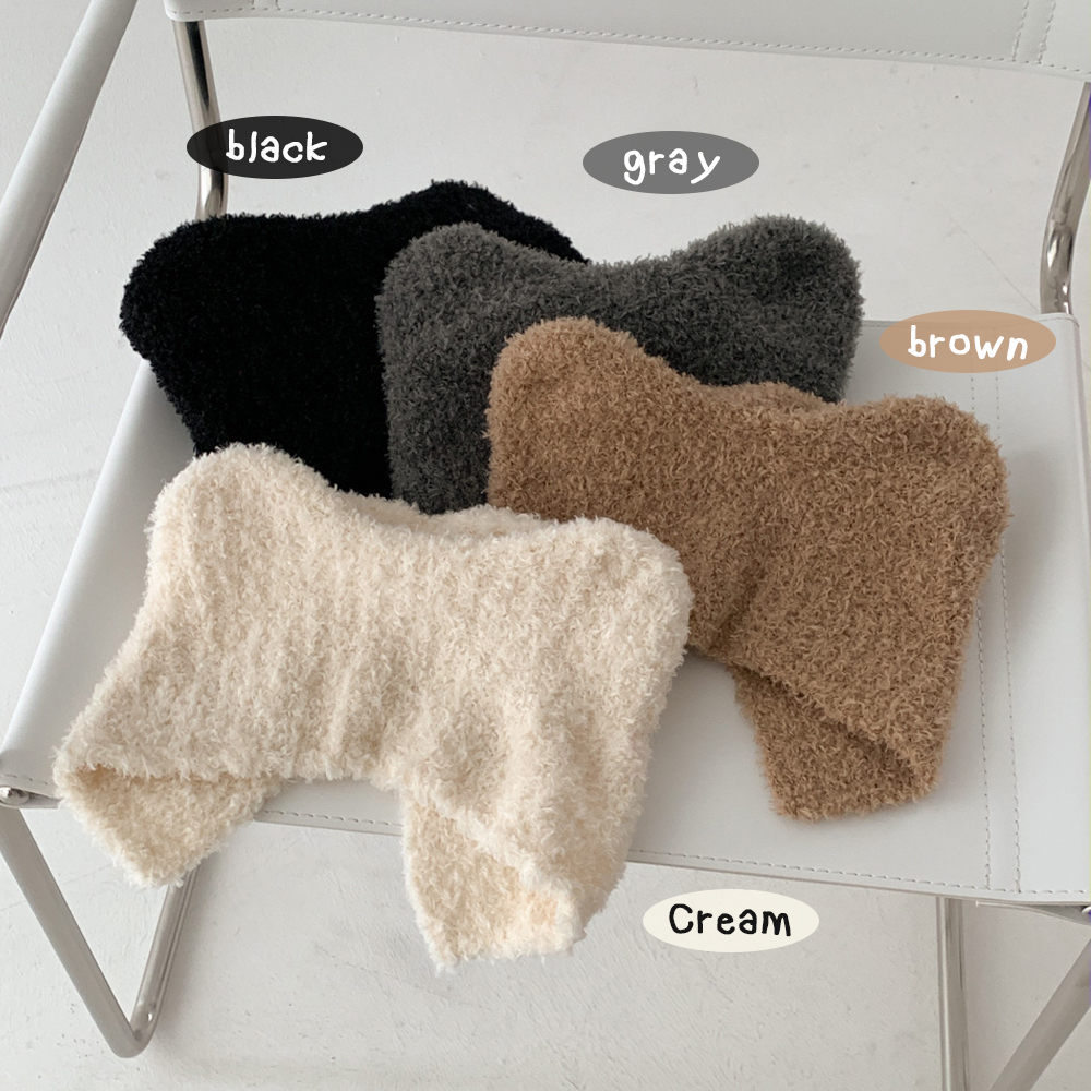 [2type/인기템] 큐티 곰돌이귀 뽀글이 니트 스트링 끈 겨울 귀도리 모자 4color 상세 이미지 50