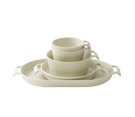 800도씨 캠핑 식기 세트 BPA 프리 접시 그릇 컵