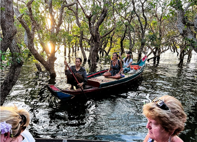 캄보디아 캄퐁 플럭 수상 마을 선셋 투어 이미지 2