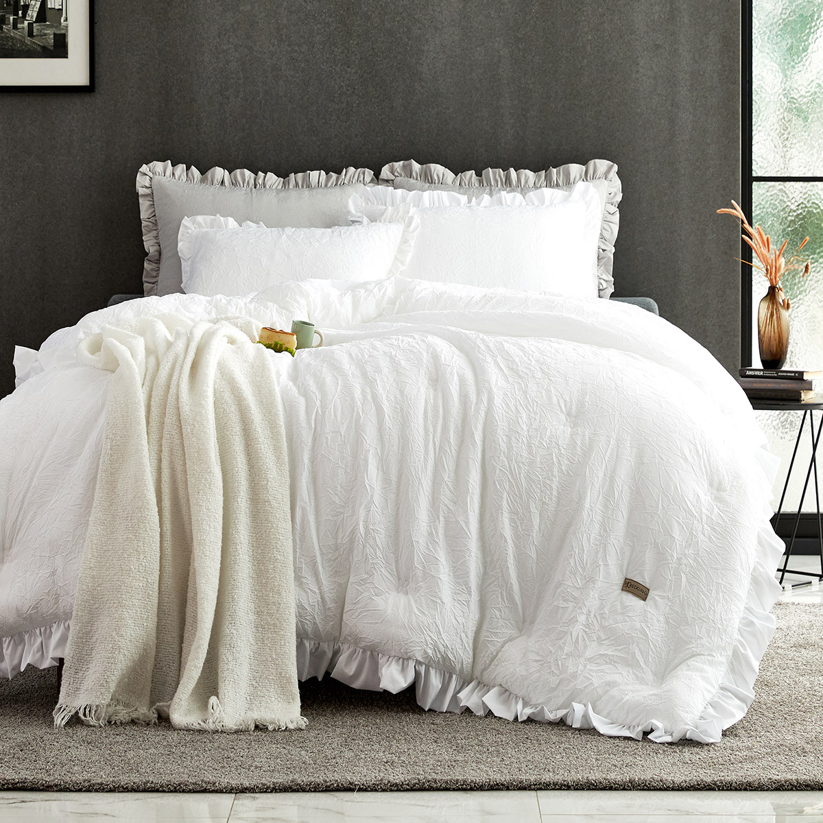 모달이불 알러지케어 기숙사 먼지없는 차렵 이불 세트 SS