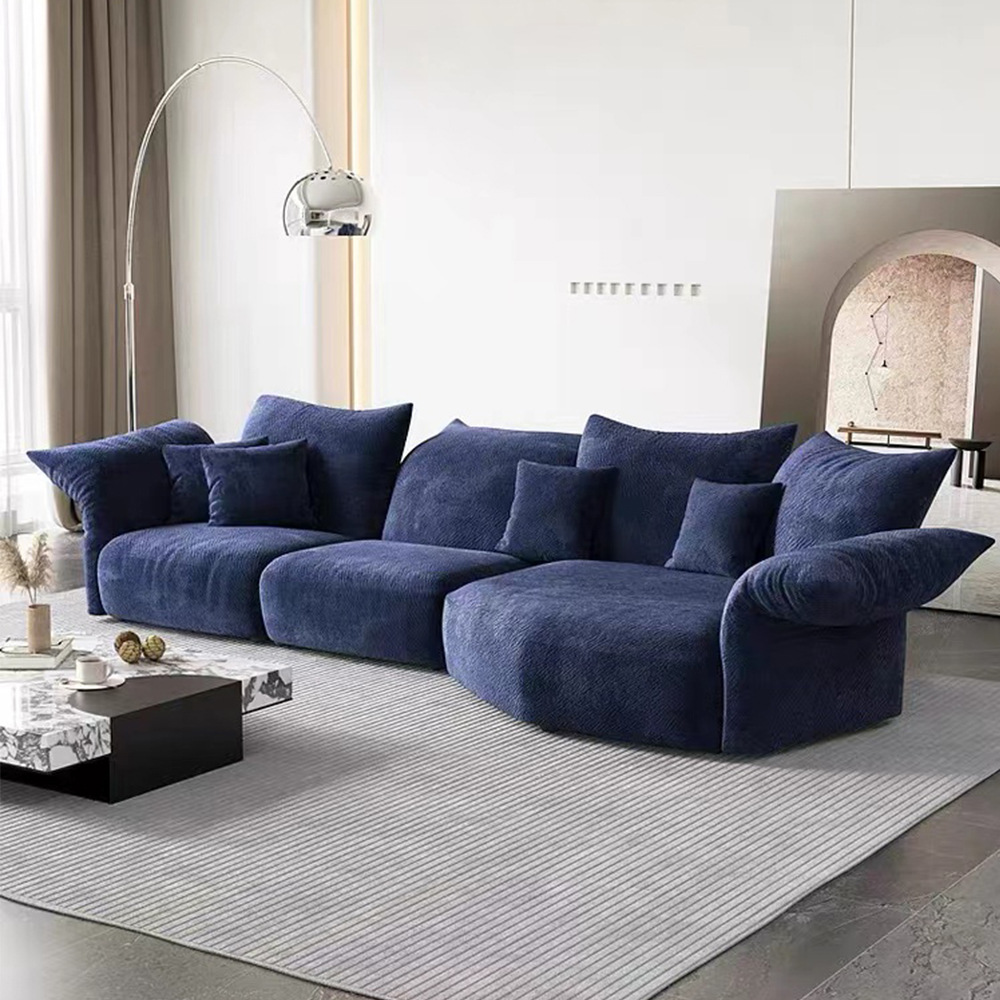 에드라스탠다드 패브릭 모듈 라운드 조약돌 소파셔닐원단 D타입