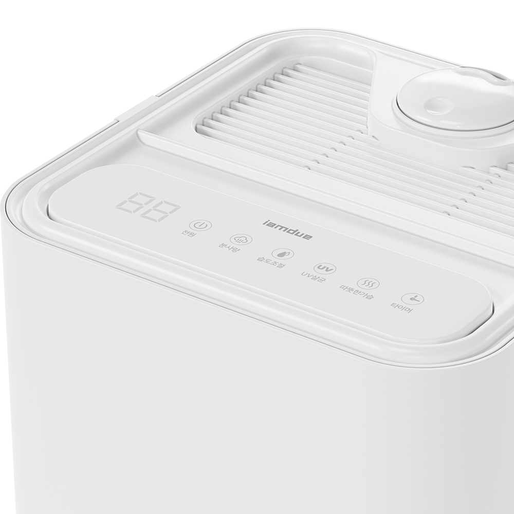 아이엠듀 5L 대용량 복합식 가습기 신생아 아기 가습기 온열 습도조절 저소음 UV살균