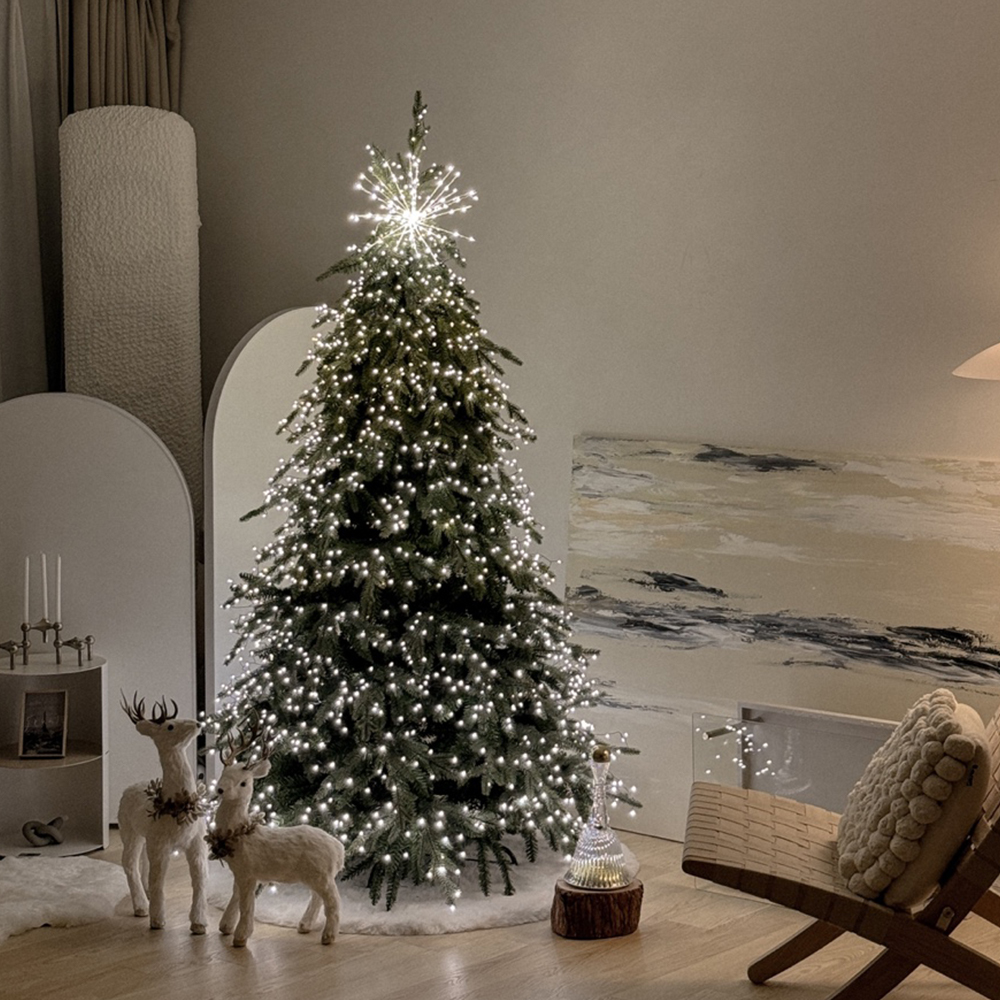크리스마스 트리 전구포함 풀세트 대형 큰 트리 전나무 무장식 아델파인 150cm