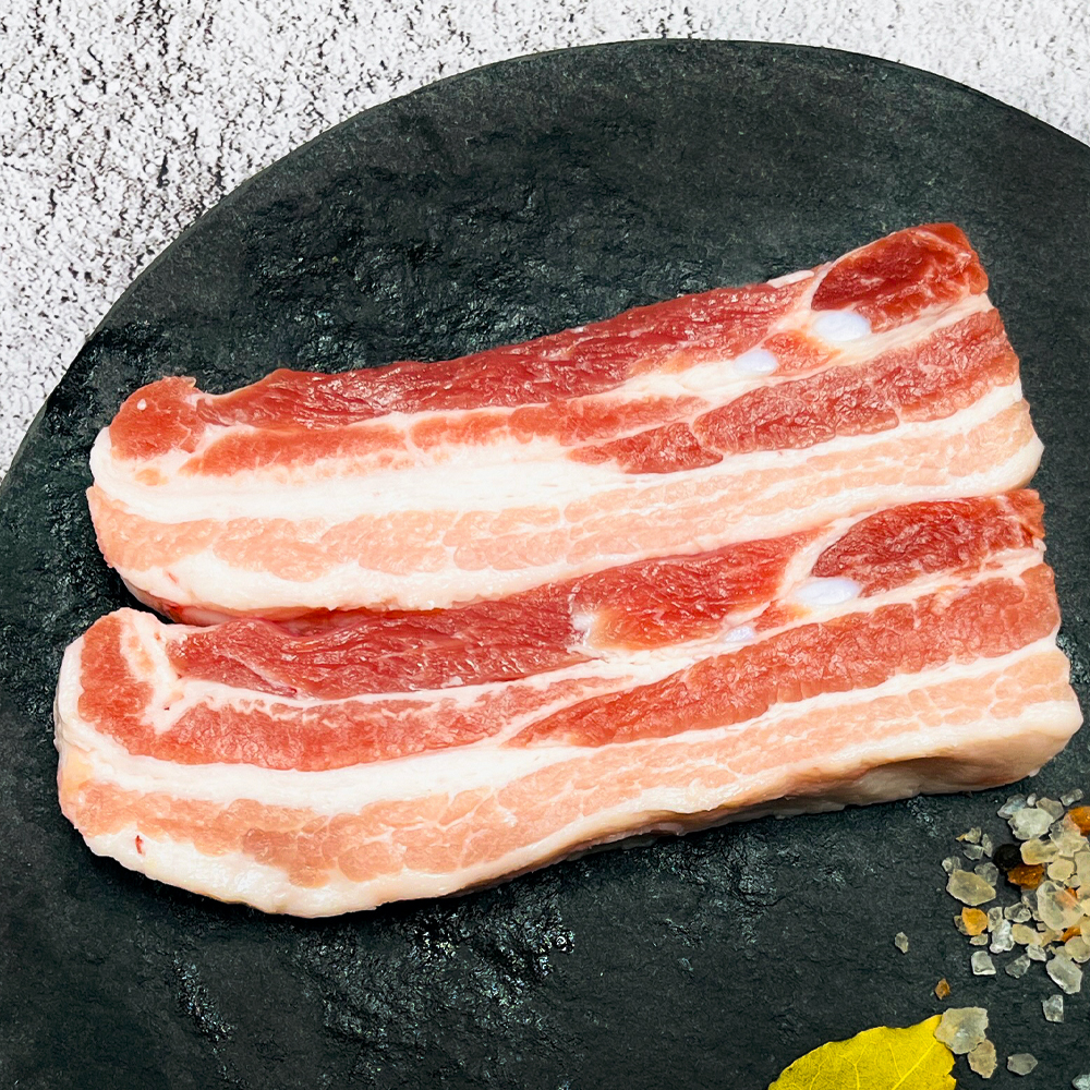 [샘미트] 한돈 삼겹살 숯불 에어프라이어용 500g(2-3인분) 국내산 돼지고기 : 경기도주식회사