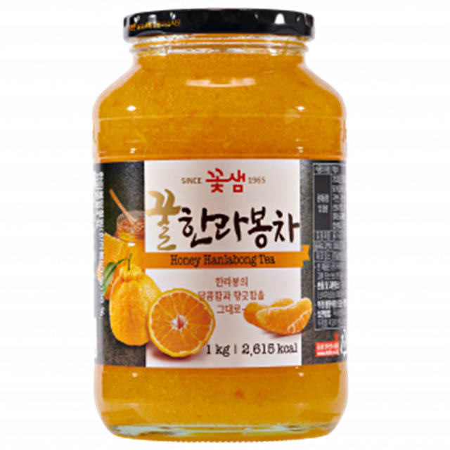꽃샘 액상차 꿀한라봉차 1kg 한라봉에이드