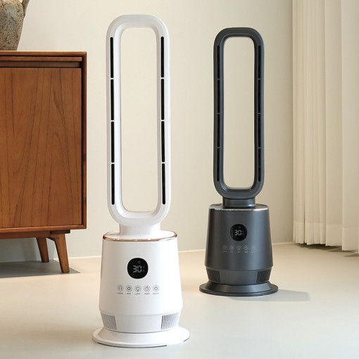 비엘홈 세라믹 타워형 온풍기 좌우회전 저소음 가정용 사무실 난방기 전기 히터 난로 온열기