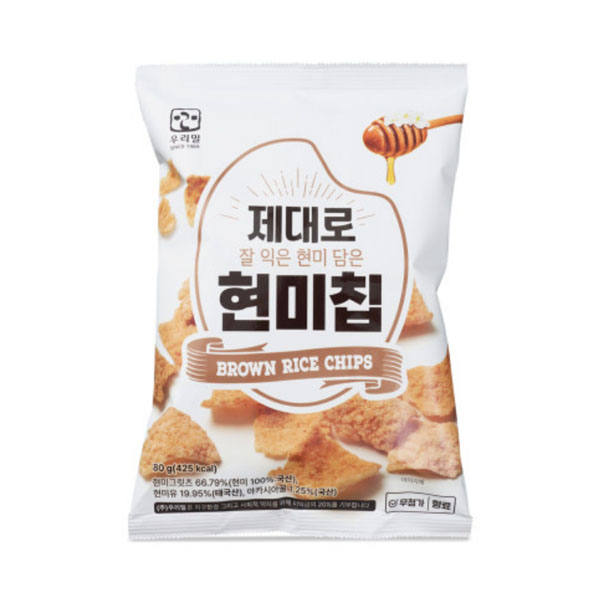 [우리밀] 제대로 현미칩 25개(1박스) /100% 유기농현미  [서울샵]