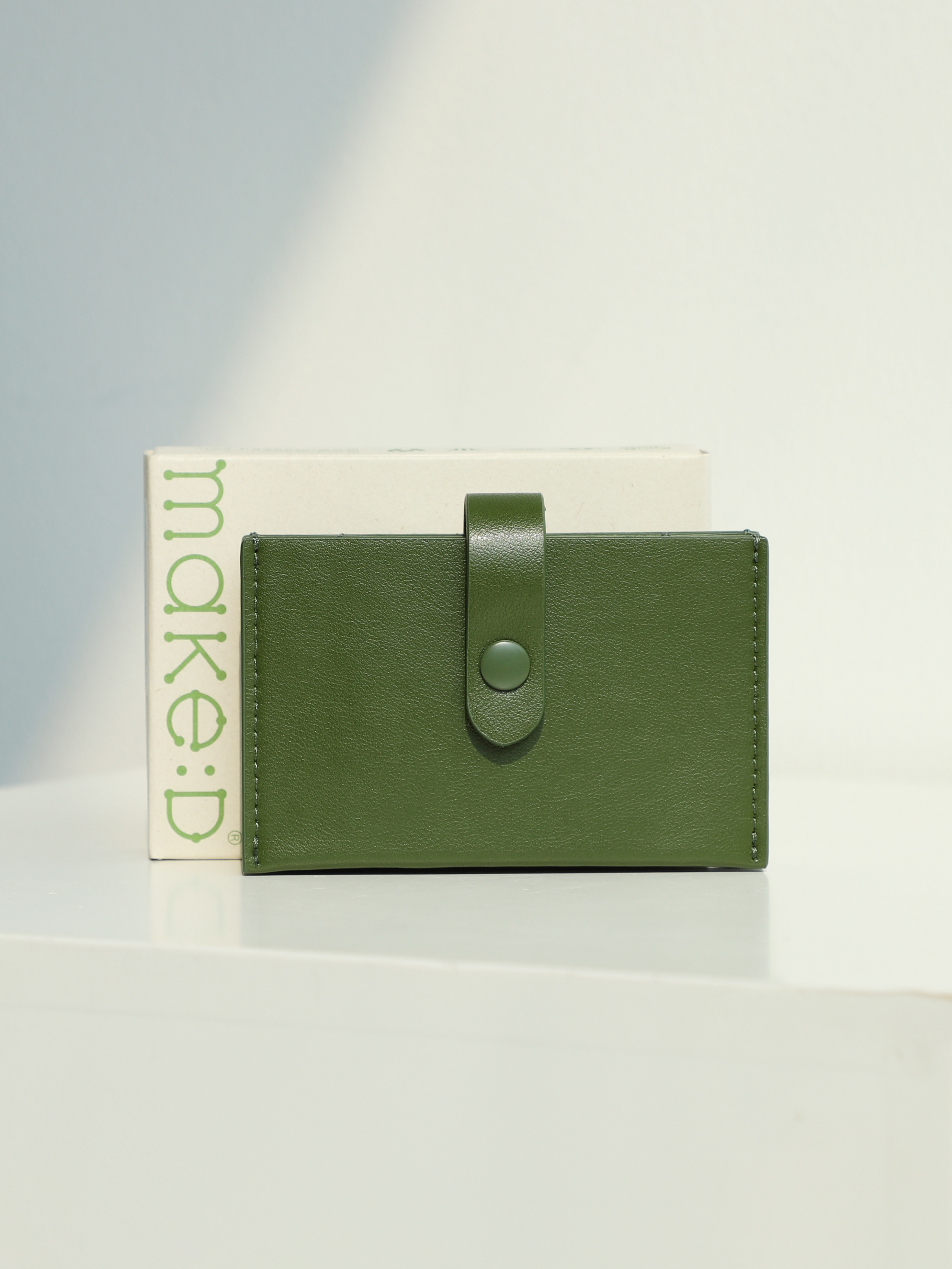 [메이크디] 선인장가죽 아코디언 여자 카드지갑 EC311