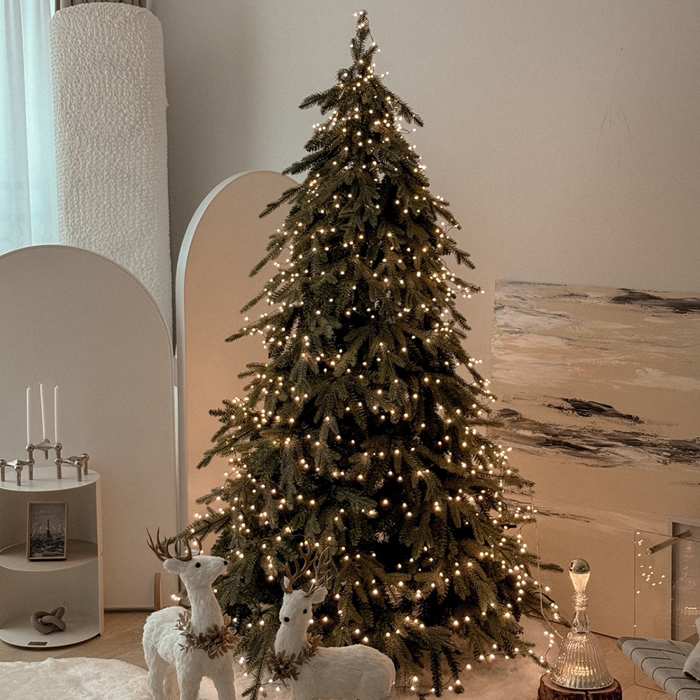 크리스마스 트리 전구포함 풀세트 대형 큰 트리 전나무 무장식 아델파인 150cm