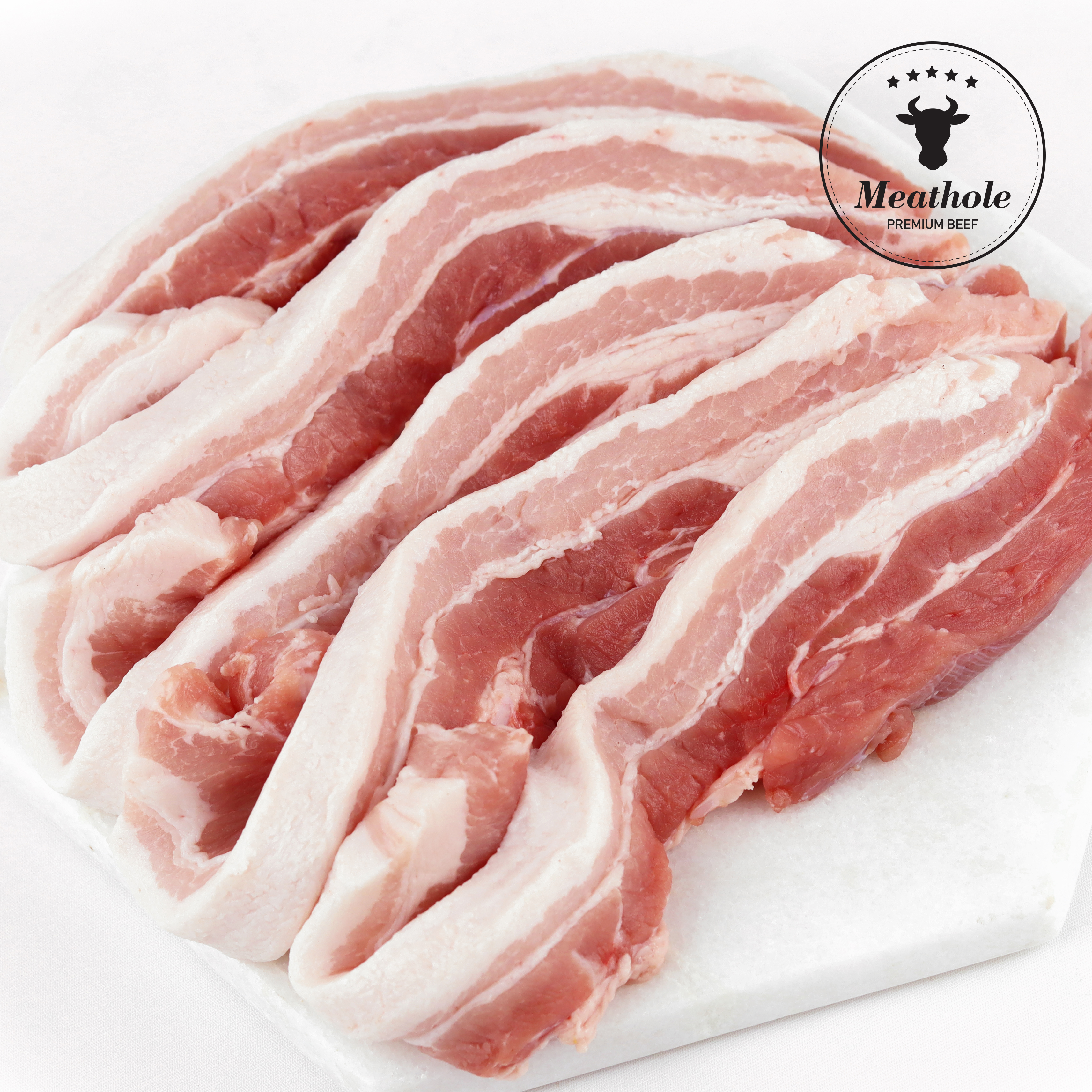 미트홀 [항공직송] 보리먹고 자란 돼지 냉장 삼겹살 1kg 구이용 수육용 보쌈용