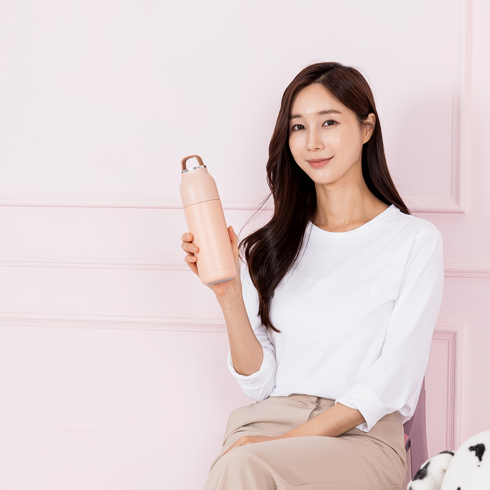 레토 텀블러 진공 이중캡 보온 보냉 스텐 텀블러 - 상세 이미지 5