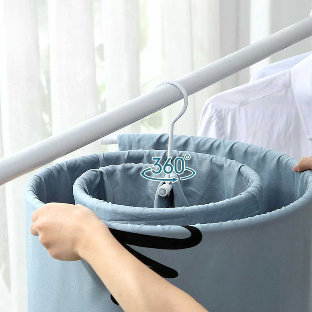 신박한 옷걸이형 이불 빨래건조대 나선형 수건 빨래 건조대 - 상세 이미지 5