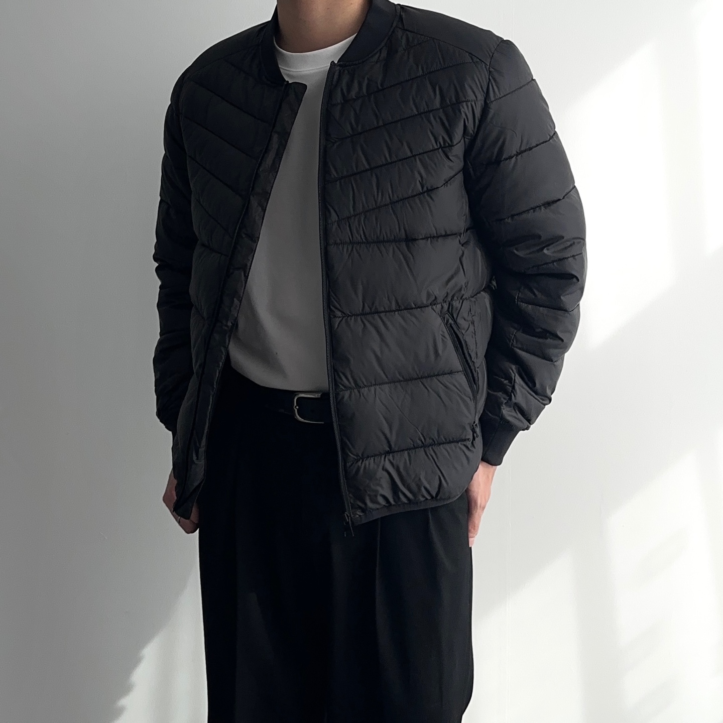 1+1 블루종패딩 남자퀄팅패딩 이미지 2