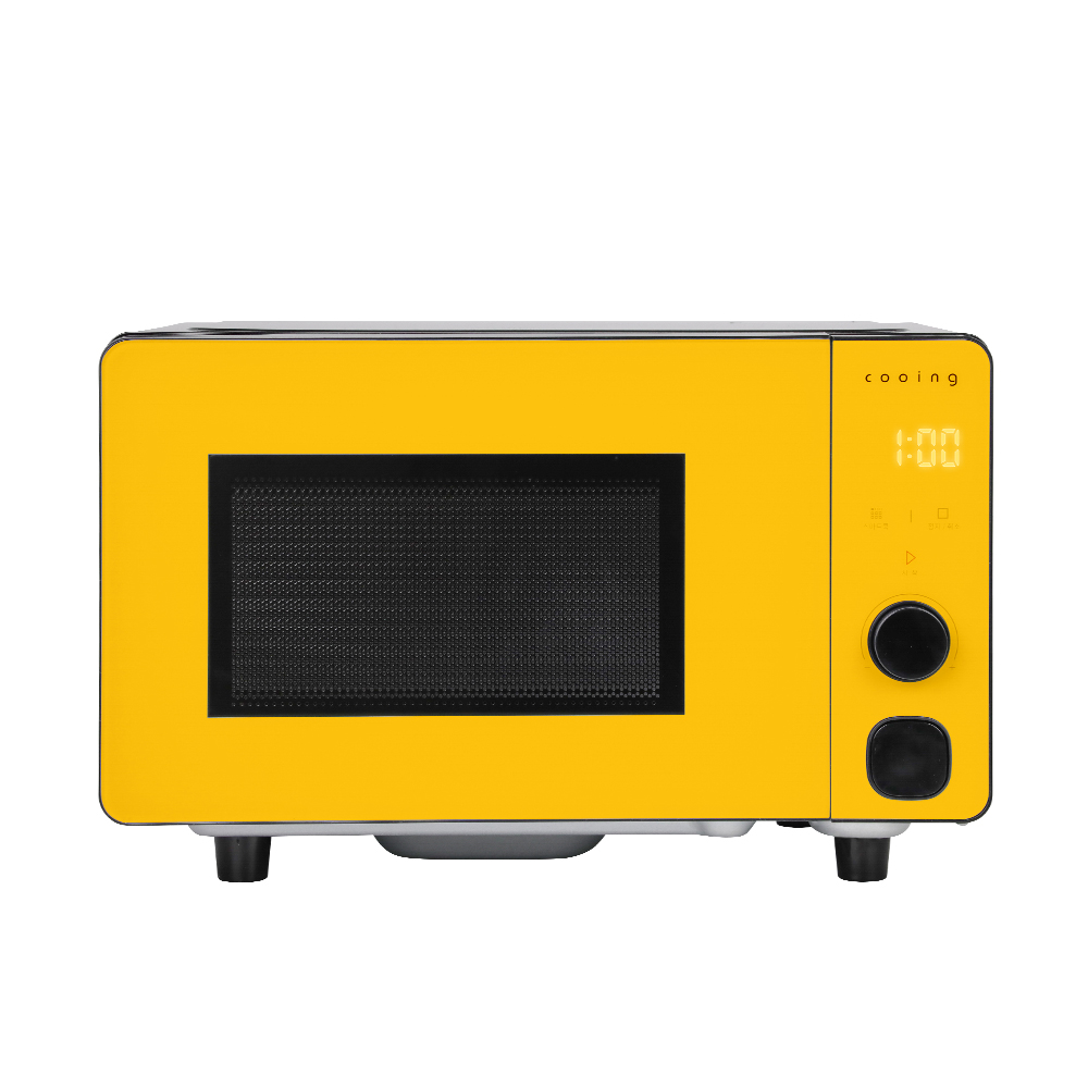 쿠잉 프리즘 플랫전자렌지 전자랜지 무회전 미니 소형 핑크(MC-P20PF)