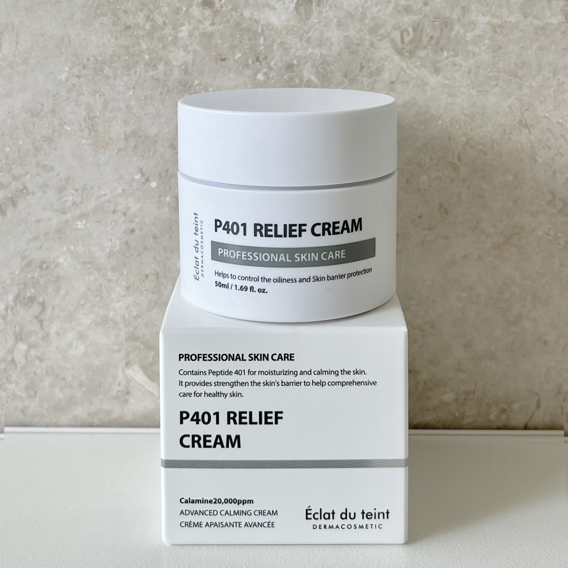 [본사정품] 에끌라뒤땅 P401 릴리프 칼라민 크림 50ml - 상세 이미지 2