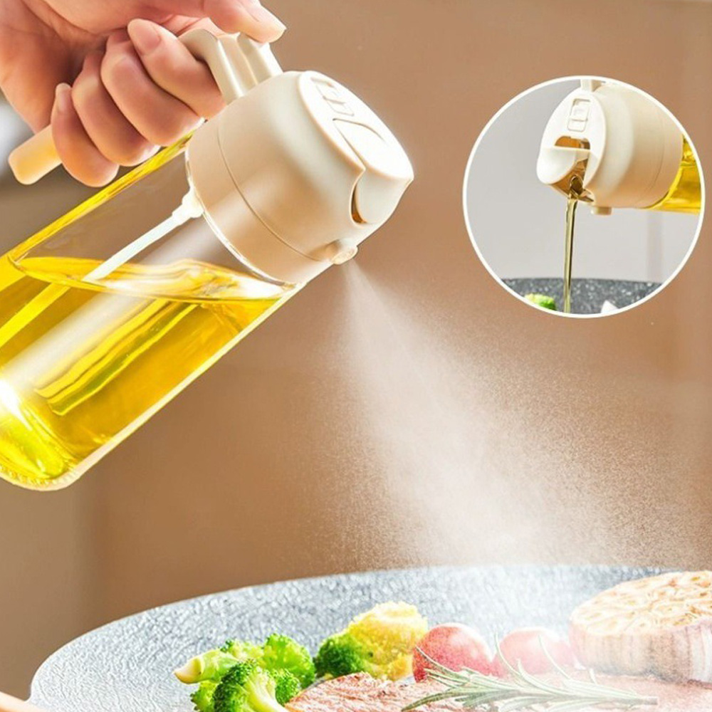 대용량 오일스프레이 분무기 양념통 소스통 참기름 기름 오일 병 470ml - 상세 이미지 3