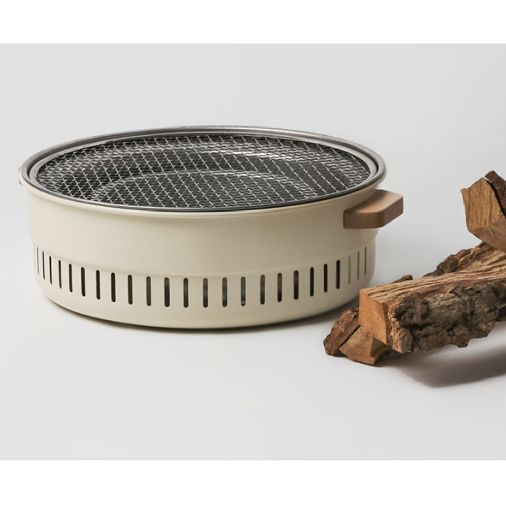 2인용화로 미니 경량 캠핑 차박 불멍 원형 숯불 화로대