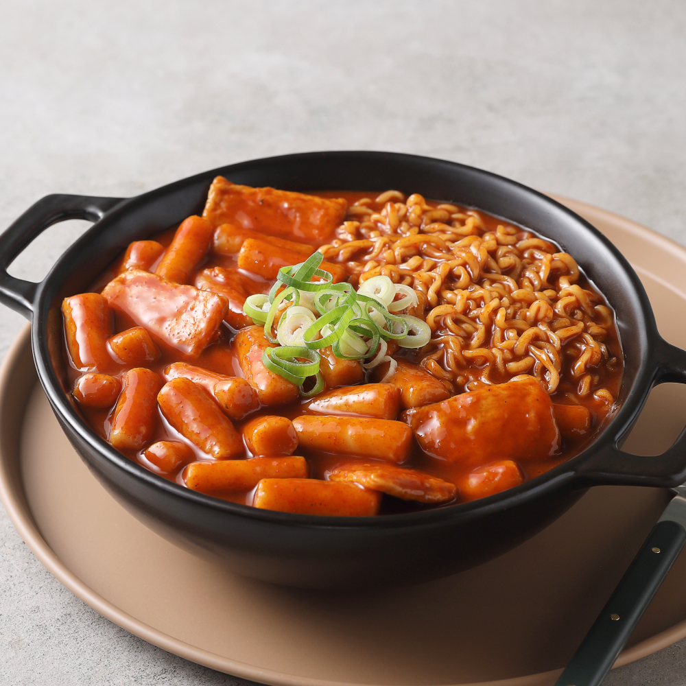 [푸딩팩토리] 떡볶이 2+2 (총4팩) 골라담기 모음전_누들 로제 매운 크림 국물 기름 밀키트 간식 안주 캠핑요리 - 상세 이미지 5