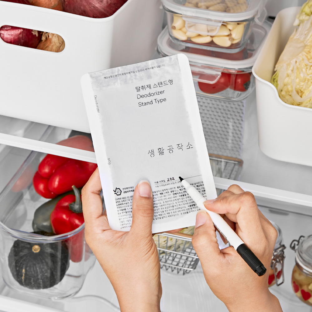 생활공작소 냉장고탈취제 김치 냄새제거제 냉동실탈취제 8개