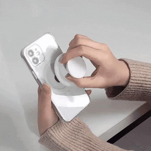 맥세이프 그립톡 심플 화이트