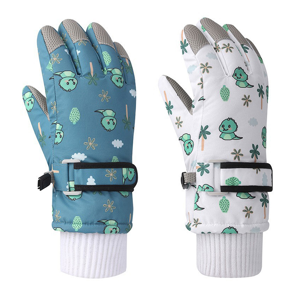 아동스키장갑 어린이 주니어 키즈 스키장갑 공룡 여성 남성