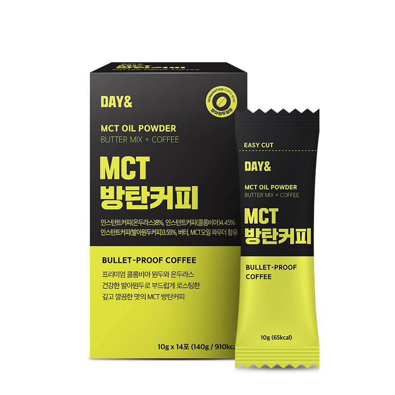 참앤들황토농원 데이앤 MCT오일 방탄커피 10g 14포 140ml, 1개 - 메인 이미지