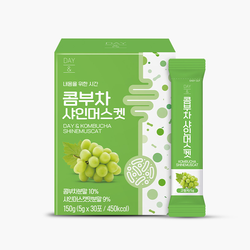 [오늘출발] 참앤들황토농원 데이앤 콤부차 샤인머스켓맛 5g 샤인머스켓, 30개입, 1개