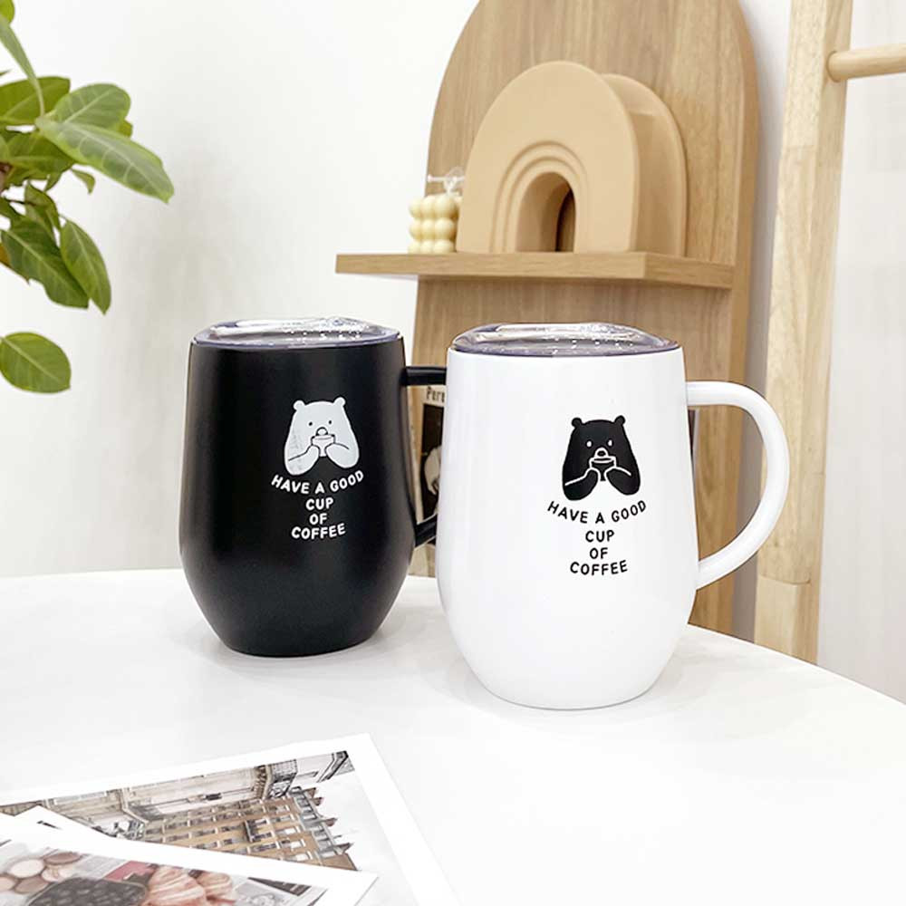 스텐304 이중 진공머그 모음 500ml 650ml 뚜껑있는 스텐손잡이컵 보온보냉 컵 - 상세 이미지 3