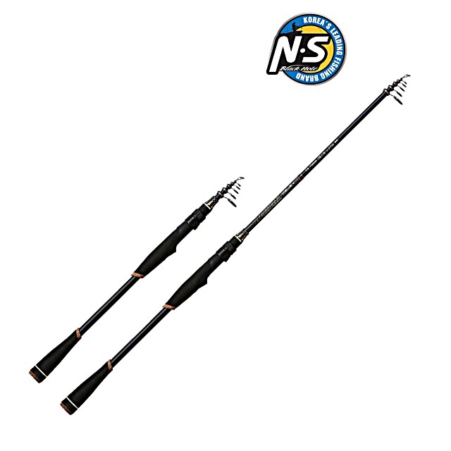 NS 엔에스 허리케인 텔레 N 휴대용 민물 바다 루어낚시대 TS-807MH