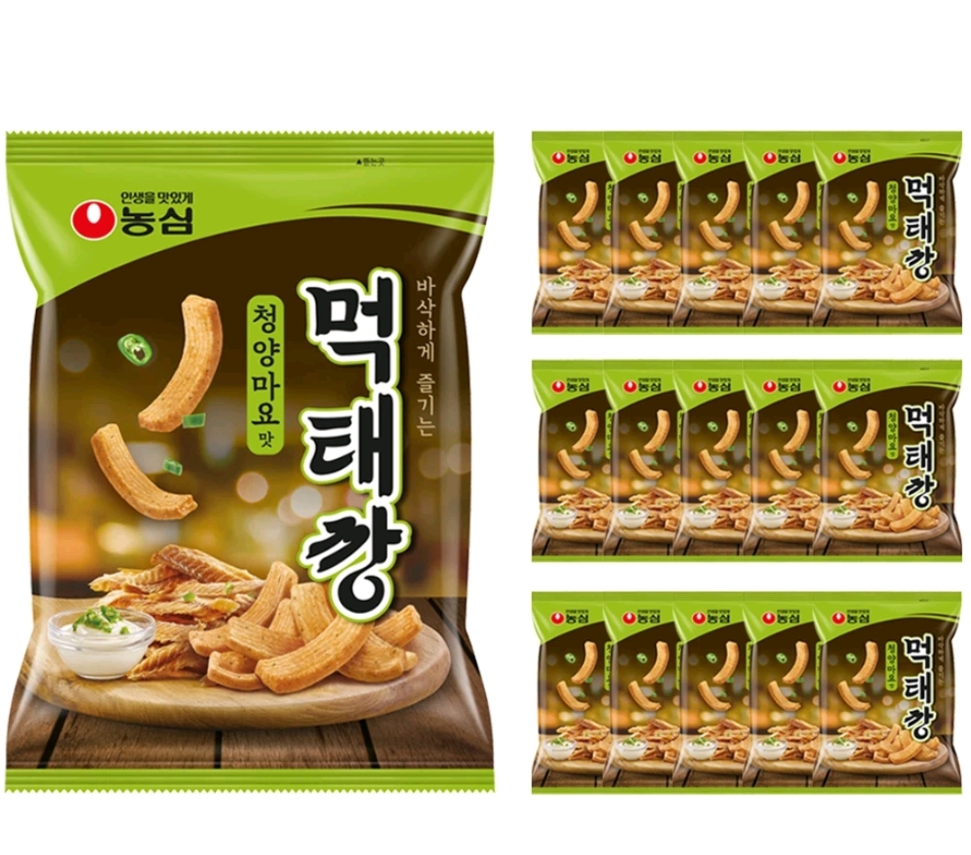 농심 먹태깡 청양마요맛 60g 16개 한박스 도매 대용량 box 16입 16봉 - 상품 이미지