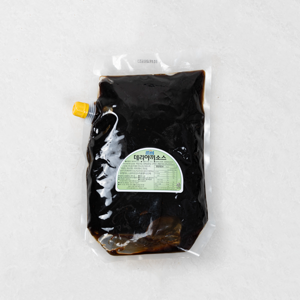 유니푸드 데리야끼 소스 2kg 닭꼬치 야키토리 타코야끼 바베큐 오코노미야끼 : 제이엘푸드