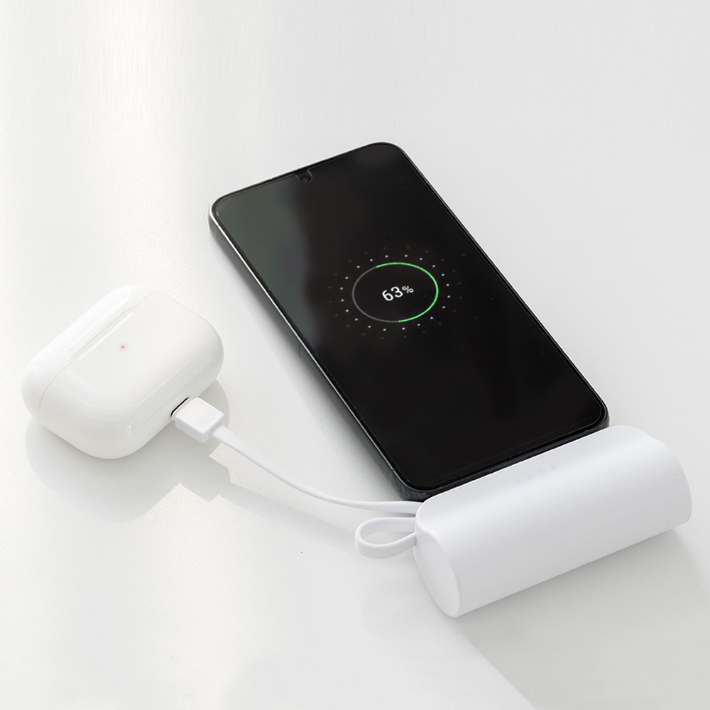 도킹형 듀얼 미니 일체형 보조배터리 5000mAh 2p - 상세 이미지 4