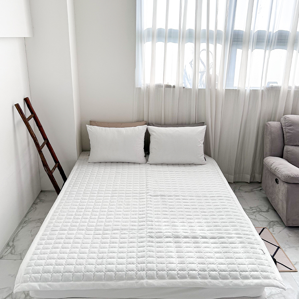 극세사패드 슈퍼싱글 논슬립 무지 겨울침대패드 SS