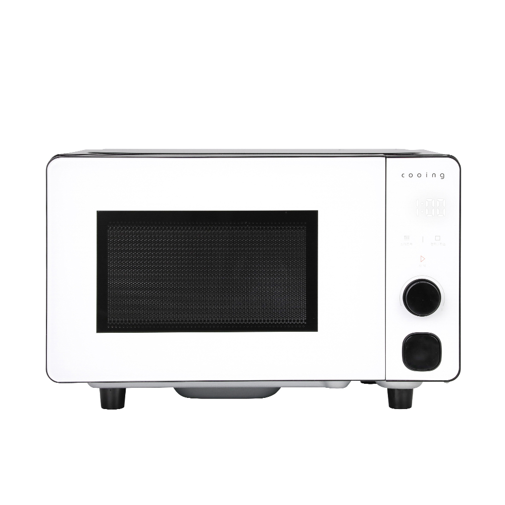 쿠잉 프리즘 플랫전자렌지 전자랜지 무회전 미니 소형 핑크(MC-P20PF)