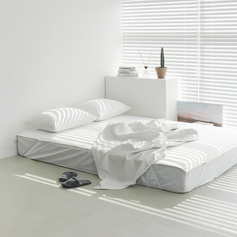 온다온 알러지케어 침대패드 자가발열 누빔 모달 그래핀 매트리스패드