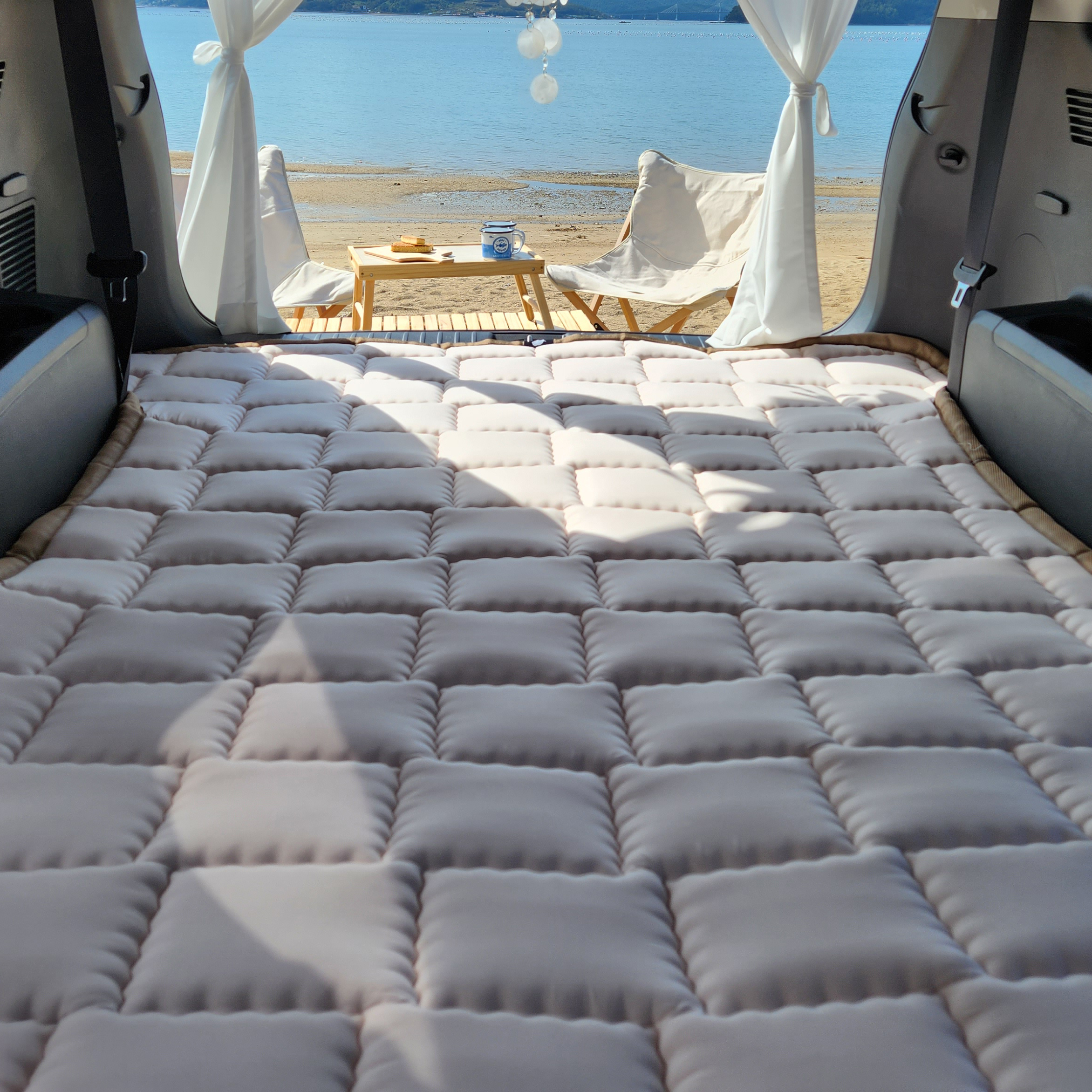 코끼리캠핑 차박매트 맞춤제작 메모리폼 발수코팅 차량용 트렁크 매트 차박용 자동차 기본형