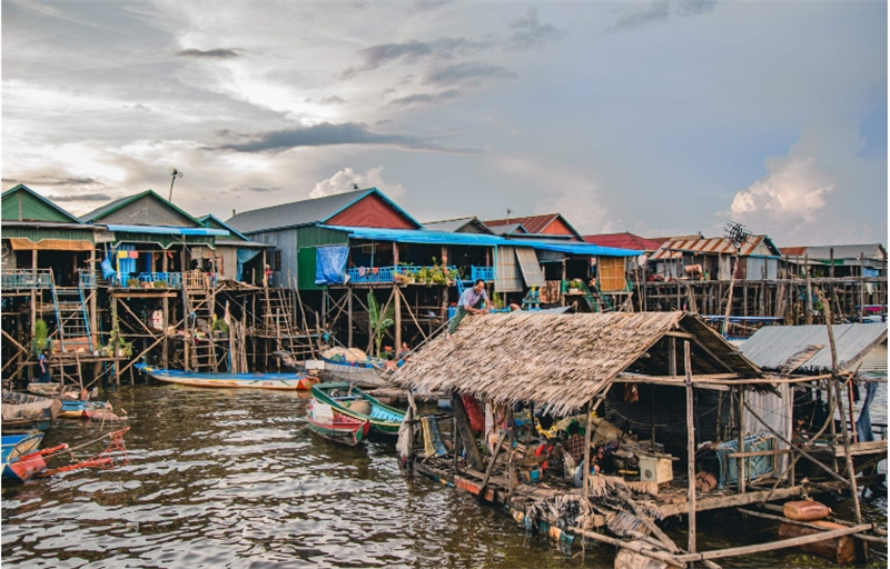캄보디아 톤레삽 호수 수상 마을 선셋 보트 & 지프 투어 이미지 4