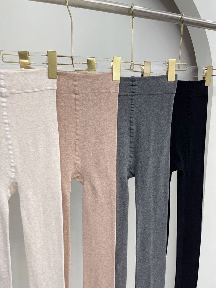 4color 쫀쫀한 고탄력 여성 겨울 기모 레깅스 스타킹 상세 이미지 2