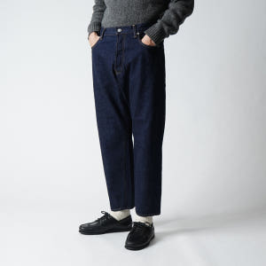 ORDINARY FITS 오디너리핏츠 5포켓 루즈 앵클 데님 팬츠 원워시... 착용 후기 | 사이즈/핏 총정리 - 상품 이미지 4