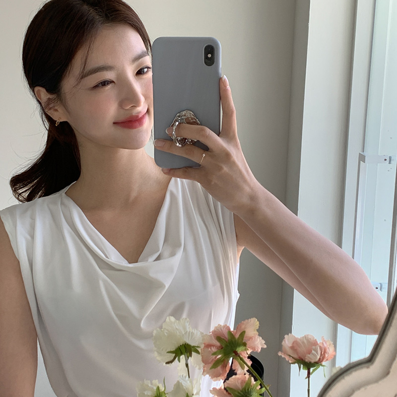 자연스러운 카울넥 디자인으로 데일리하게 즐기기 좋은 슬리브리스 ts2098 - 상세 이미지 3