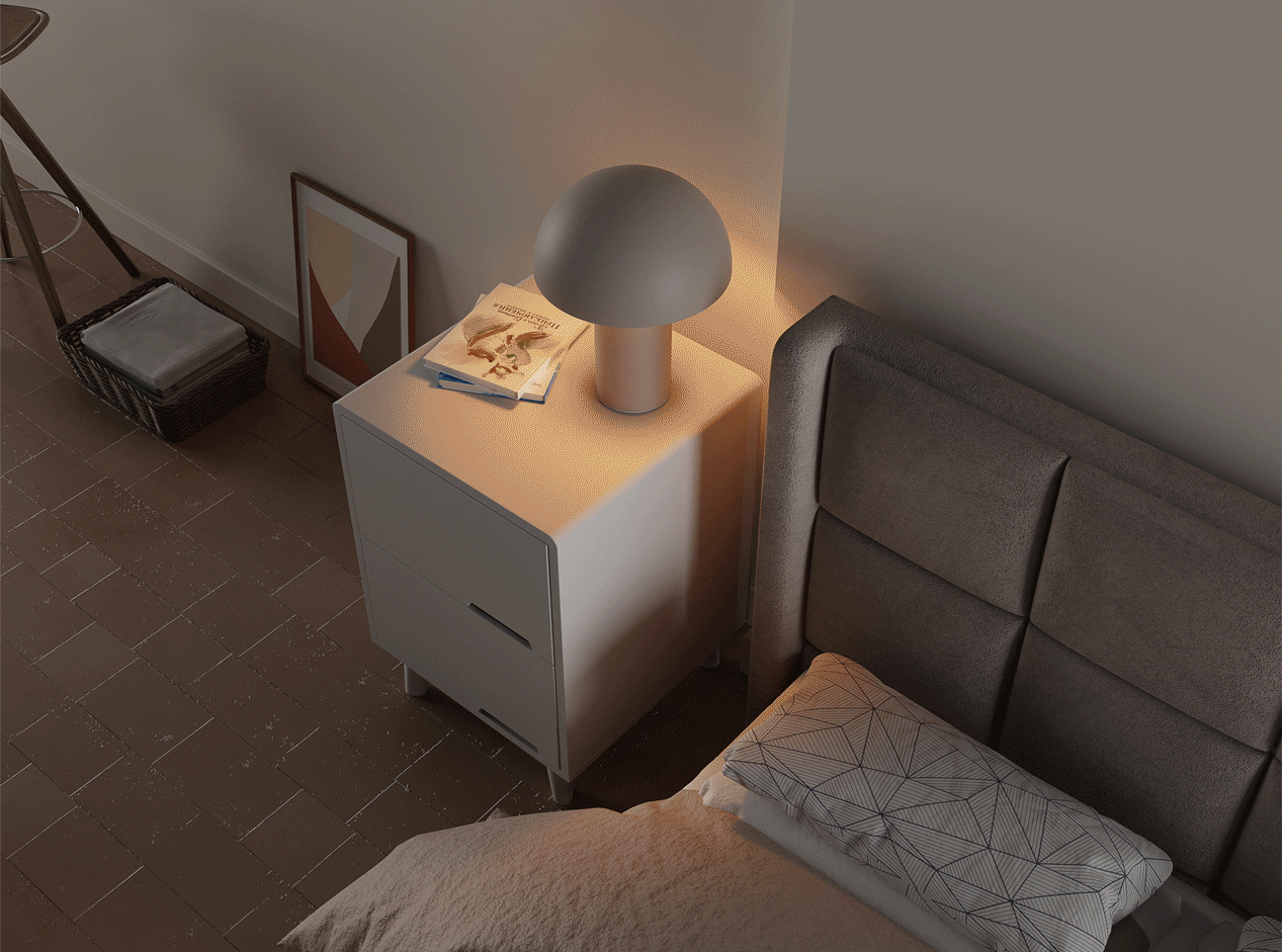 침대 사이드테이블 1단 거실협탁 쇼파 탁자 미니 소파 테이블 화분