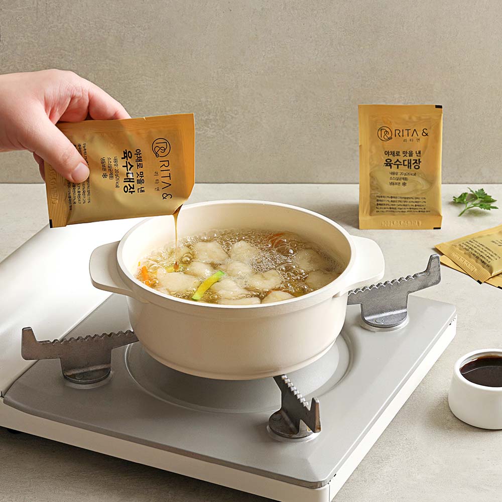 [리타엔] 야채로 만을 낸 육수 대장 20gx10개입 간편 포장 국물요리 만능템 - 상세 이미지 4